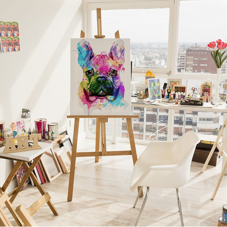 Kolorowy Pies Proste Malowanie Po Numerach