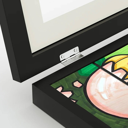 kids art frame black