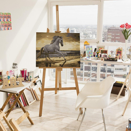 Koń na wybrzeżu Obraz Do Malowania Po Numerach