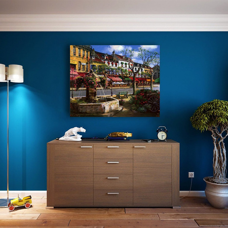 Piękna uliczka 40x30cm Diamond Painting Mozaika