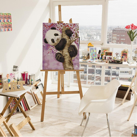 Słodka Panda Obraz Do Malowania Po Numerach