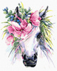 Jednorożec w kwiatach Malowanie Po Numerach