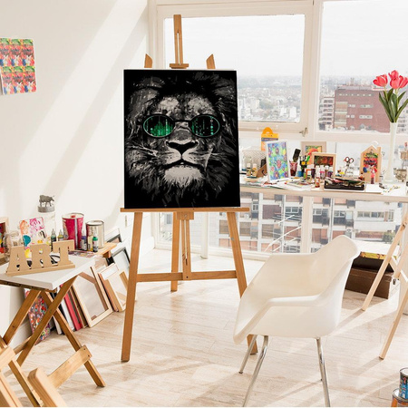 Fajny lew Obraz Do Malowania Po Numerach