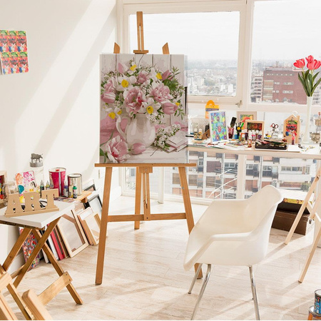 Delikatne kwiaty Obraz Do Malowania Po Numerach