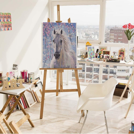 Bielszy Niż Śnieg Obraz Po Numerach Bez Ramy