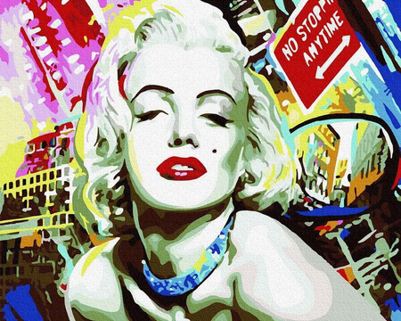 Niepowtarzalna Marilyn Malowanie po numerach