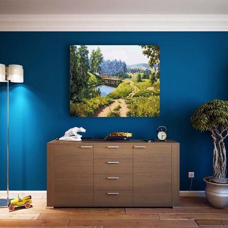 Ciche piękno natury Malowanie po numerach