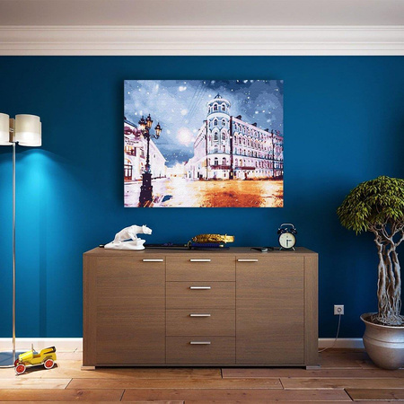 Miasto nocą Malowanie Po Numerach