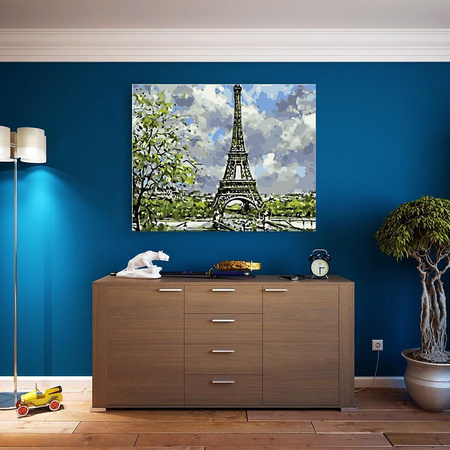 Wiosna w Paryżu Obraz Do Malowania Po Numerach