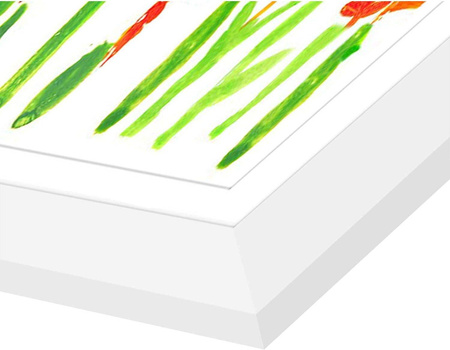 4x Ramka Artystyczna Na Obrazki I Zdjęcia Dla Dzieci Drewniana Otwierana Biała A4 34x25cm