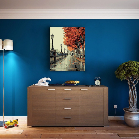 Romantyczna Miłość Jesień Malowanie po numerach