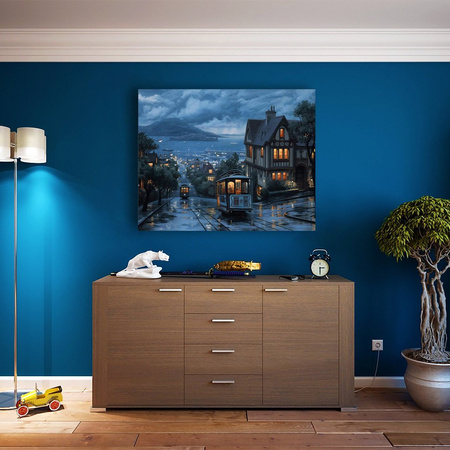 Popołudnie w San Francisco 40x30cm Diamentowa Mozaika