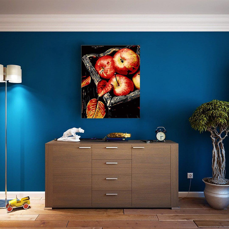 Jabłka w koszyku Obraz Do Malowania Po Numerach