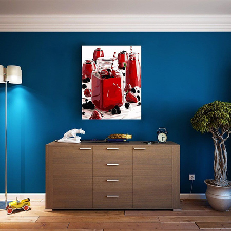 koktajl truskawkowy Obraz Do Malowania Po Numerach