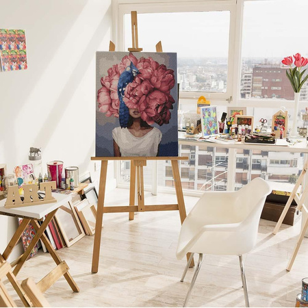 Piękno skrywa tajemnice Obraz Po Numerach Bez Ramy