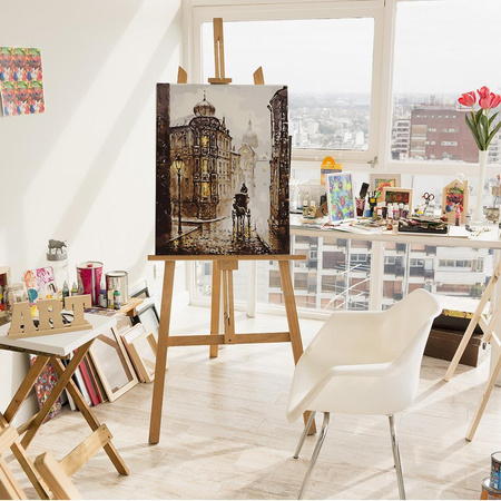 Ulica starego miasta Obraz Do Malowania Po Numerach