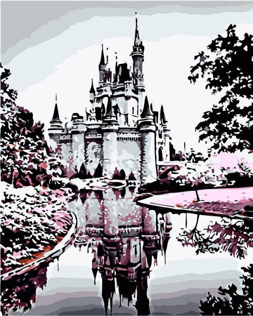 Zamek Obraz Do Malowania Po Numerach