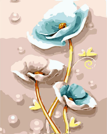 Kwiaty powietrzne Obraz Do Malowania Po Numerach