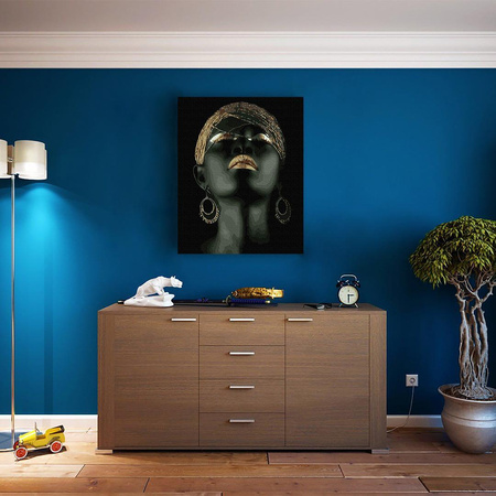 Portret w złocie Malowanie po numerach