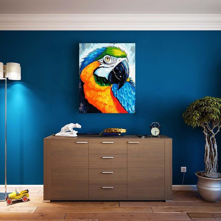 Tęczowa papuga Malowanie Po Numerach