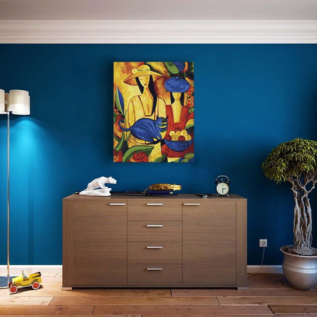 Kobieta i kot Obraz Po Numerach Bez Ramy