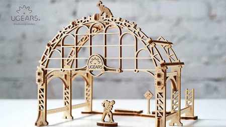 Manipulator szynowy. Seria Mechanical Town do składania