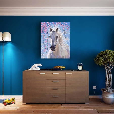 Bielszy niż śnieg 65x50cm Malowanie Po Numerach