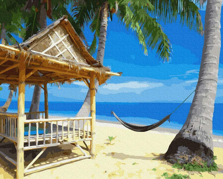 Wymarzone wakacje na wyspie Malowanie po numerach