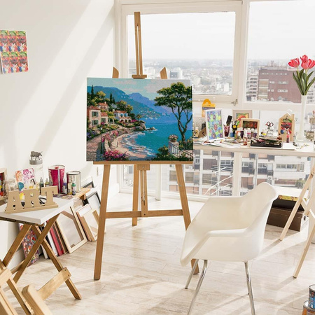 Grecka Zatoka Obraz Po Numerach Bez Ramy