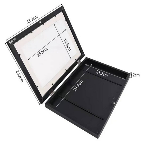 kids art frame black