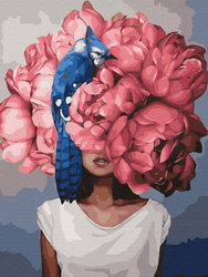 Mozaika Diamentowa 5D Bez Ramy Piękno skrywa tajemnice 30x40 Haft Diamentowy