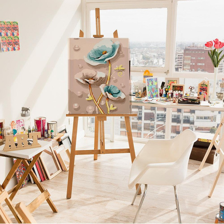 Kwiaty powietrzne Obraz Do Malowania Po Numerach