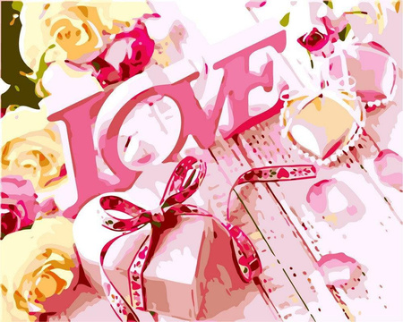 Miłość Obraz Do Malowania Po Numerach