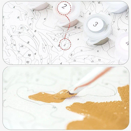 Cappuccino z tiramisu Malowanie Po Numerach