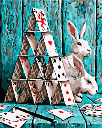 Sztuczki karciane Obraz Do Malowania Po Numerach