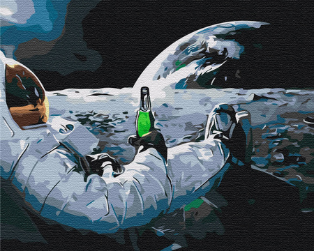 Odpoczynek w kosmosie Malowanie po numerach