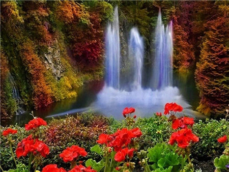 Tajny wodospad Obraz Do Malowania Po Numerach