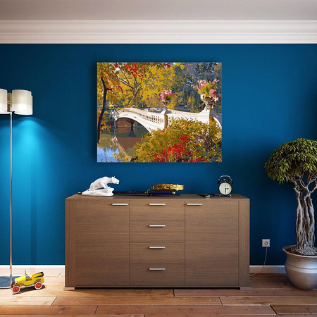 Most nad rzeką Obraz Do Malowania Po Numerach