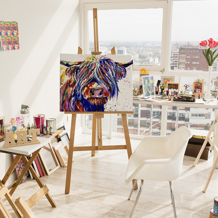 Kolorowy Byk Obraz Do Malowania Po Numerach