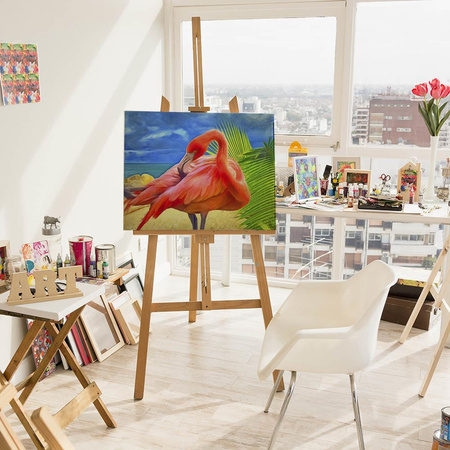 Flaming Różowy 30x40cm Obraz Do Malowania Po Numerach