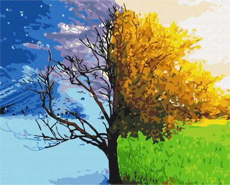 Zmiana pór roku Obraz Do Malowania Po Numerach