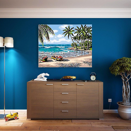 Kraje tropikalne Obraz Do Malowania Po Numerach