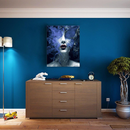 Dziewczyna we mgle Obraz Do Malowania Po Numerach