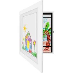 kids art frame white