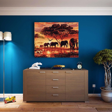 Duch Afryki Malowanie po numerach