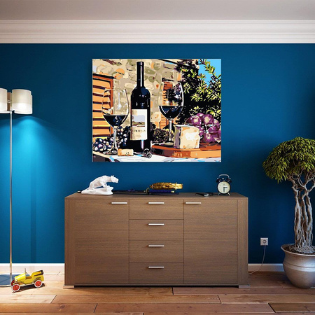 Wino Obraz Do Malowania Po Numerach