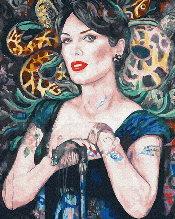 Kobieta-wąż Malowanie po numerach