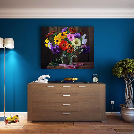 Wazon z kwiatami Obraz Do Malowania Po Numerach