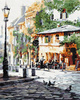 Letnia kawiarnia Obraz Do Malowania Po Numerach