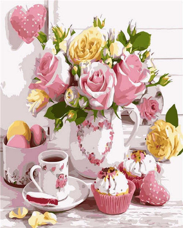 Śniadanie Obraz Do Malowania Po Numerach